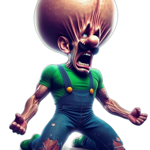 creature, mask, face, staff transparent PNG cut-out
