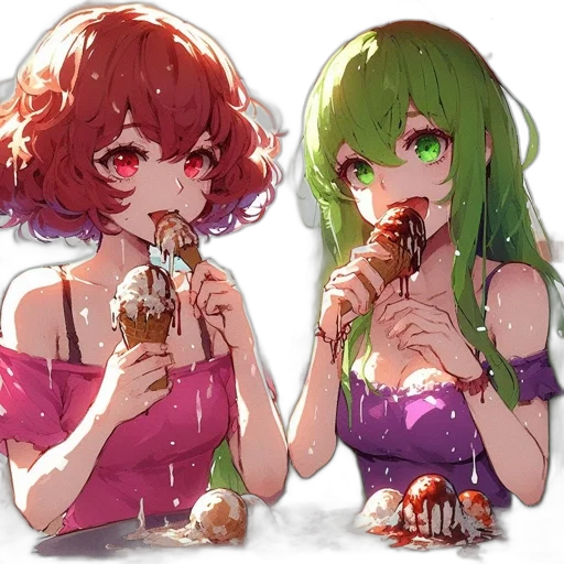 food, pixel art, anime, concept art transparent PNG cut-out