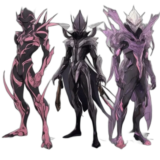 creature, concept art, fantasy art, vaporwave transparent PNG cut-out