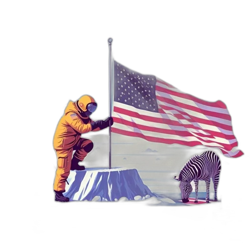 concept art, pixel art, vaporwave, outer space transparent PNG cut-out