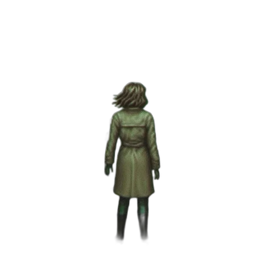 dress, staff, jacket, robot transparent PNG cut-out