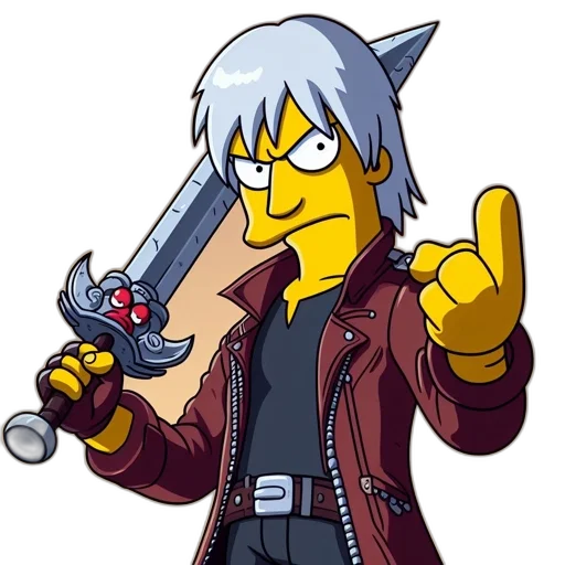 weapon, jacket, staff, sword transparent PNG cut-out