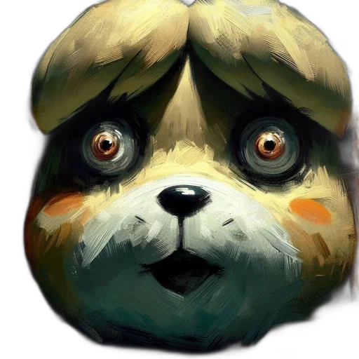 face, mask, animal, creature transparent PNG cut-out