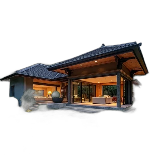 furniture, building, 3d render, photorealistic transparent PNG cut-out