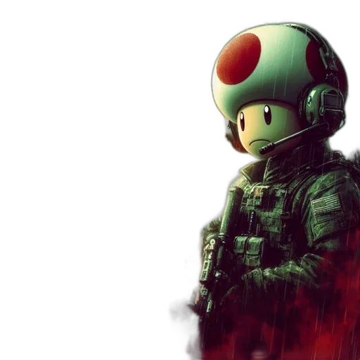 robot, mask, jacket, face transparent PNG cut-out