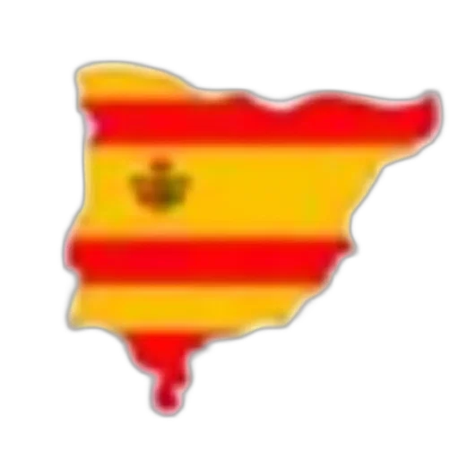 pixel art, catalonia, map, red transparent PNG cut-out