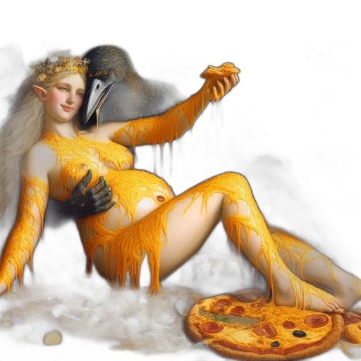 food, fantasy art, concept art, photorealistic transparent PNG cut-out