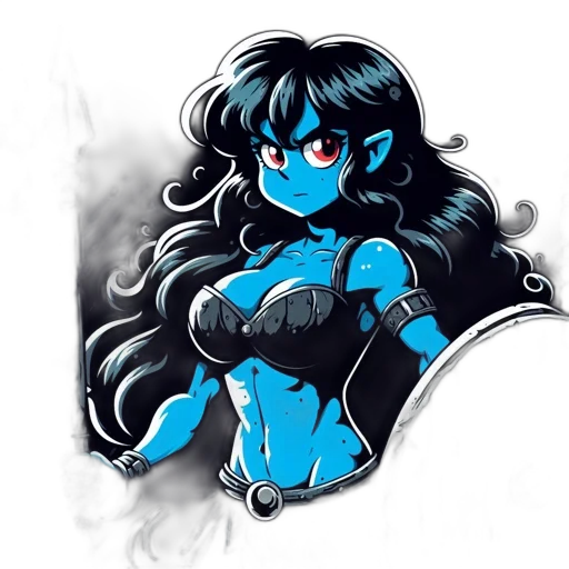 comic book art, fantasy art, anime, cartoon transparent PNG cut-out