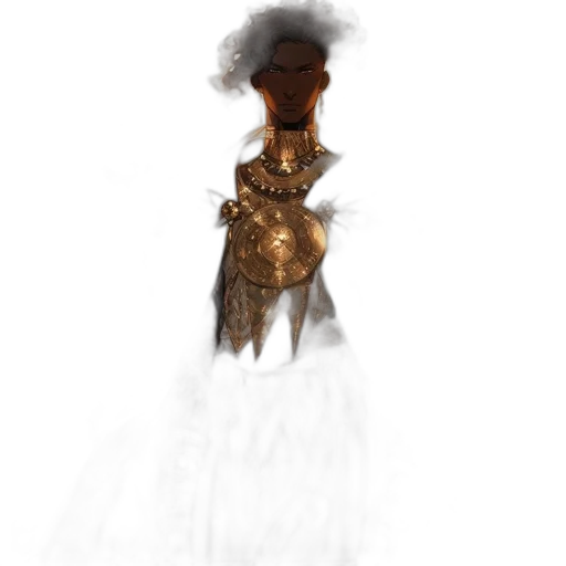 dress, crown, robot, creature transparent PNG cut-out