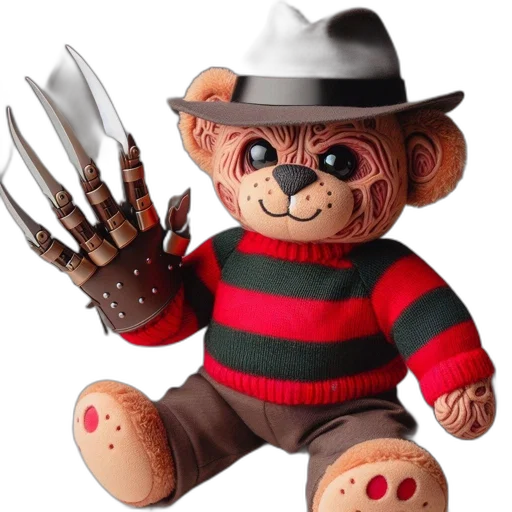 creature, concept art, freddy, krueger-inspired transparent PNG cut-out