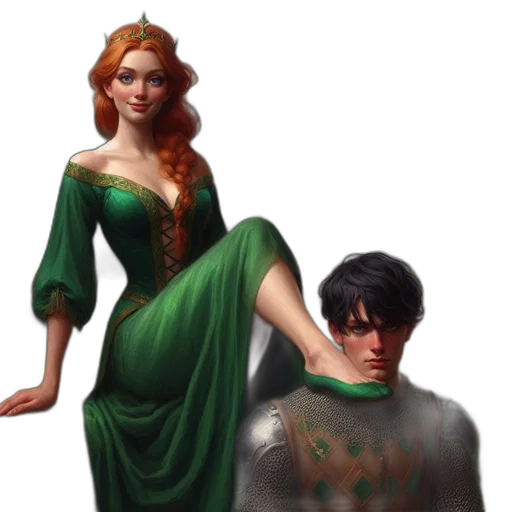 dress, crown, fantasy art, concept art transparent PNG cut-out
