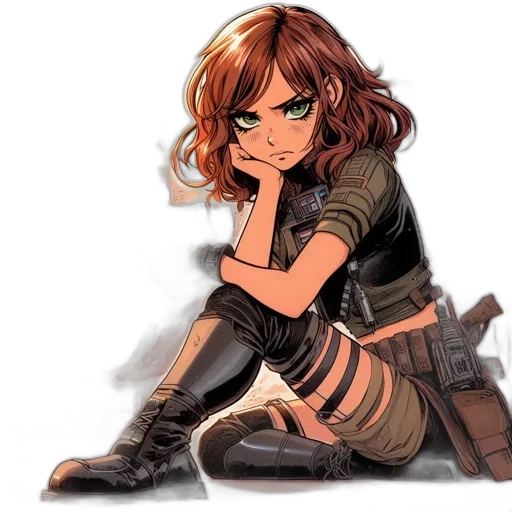 weapon, concept art, comic book art, anime transparent PNG cut-out