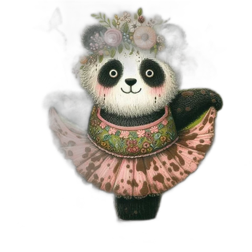 dress, mask, animal, staff transparent PNG cut-out