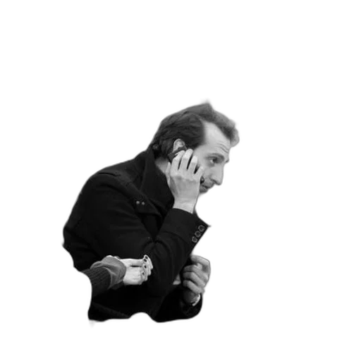 staff, jacket, face, jewelry transparent PNG cut-out