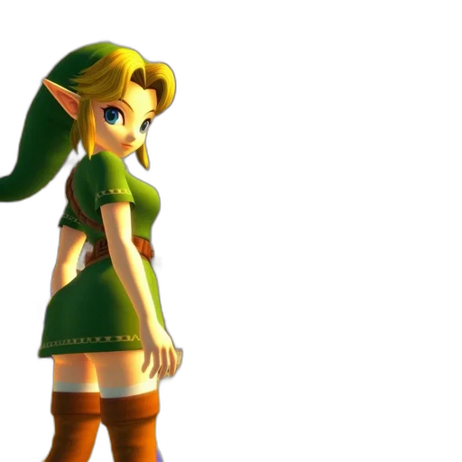 dress, staff, 3d render, concept art transparent PNG cut-out