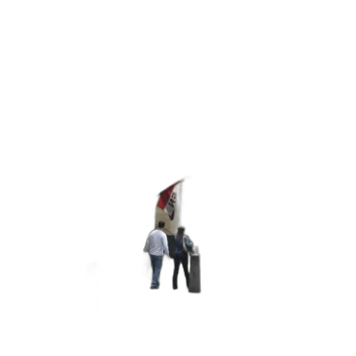 hat, staff, robot, jacket transparent PNG cut-out