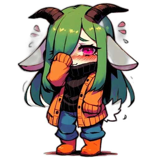 mask, creature, jacket, dragon transparent PNG cut-out