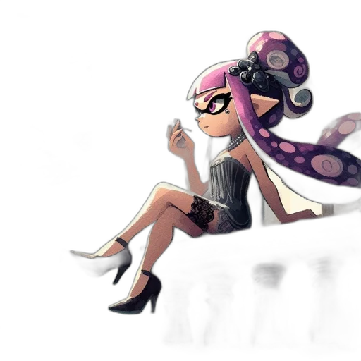dress, weapon, concept art, watercolor transparent PNG cut-out