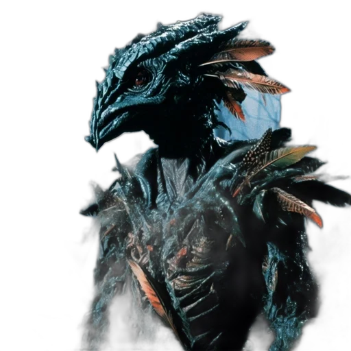 dragon, creature, animal, mask transparent PNG cut-out