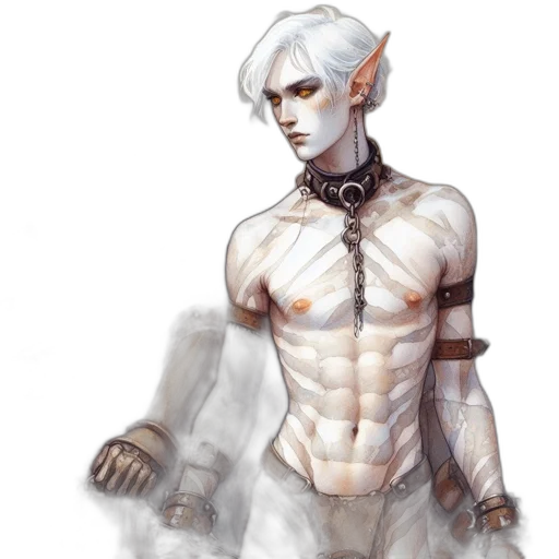 fantasy art, concept art, watercolor, pixel art transparent PNG cut-out