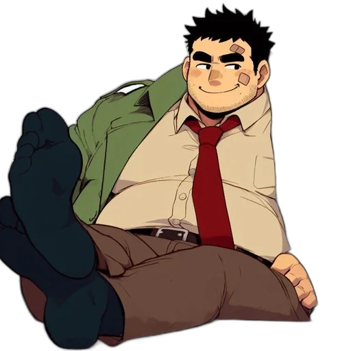 jacket, staff, cartoon, anime transparent PNG cut-out