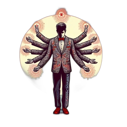jacket, mask, umbrella, robot transparent PNG cut-out
