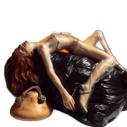 dress, furniture, photorealistic, oil painting transparent PNG cut-out