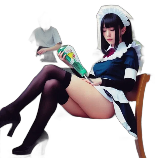 robot, furniture, dress, staff transparent PNG cut-out