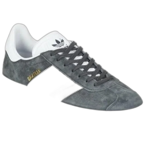shoes, photorealistic, gray, adidas transparent PNG cut-out