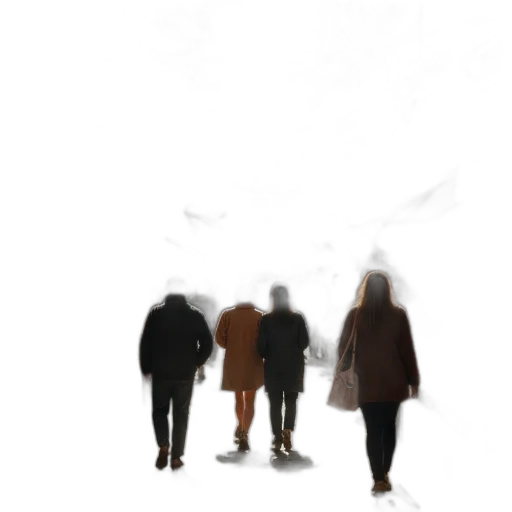 staff, jacket, umbrella, mask transparent PNG cut-out