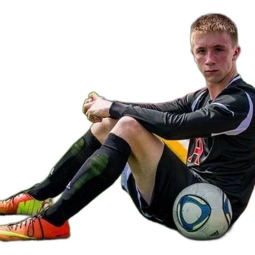 young, male, soccer, player transparent PNG cut-out