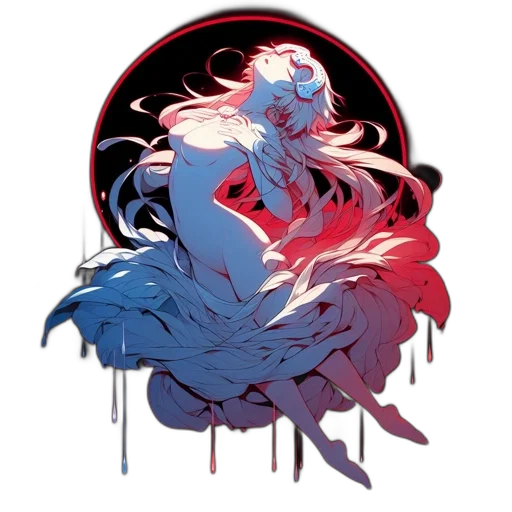 dress, creature, crown, concept art transparent PNG cut-out