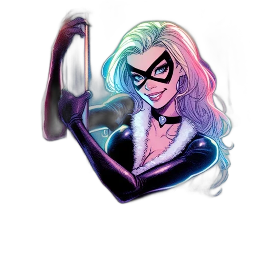 comic book art, cartoon, concept art, watercolor transparent PNG cut-out
