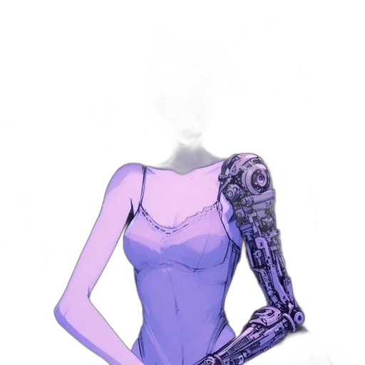 dress, robot, mask, jewelry transparent PNG cut-out