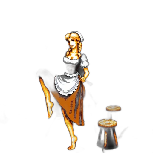 dress, staff, jewelry, food transparent PNG cut-out