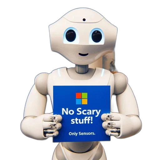 robot, 3d render, anthropomorphic, microsoft transparent PNG cut-out