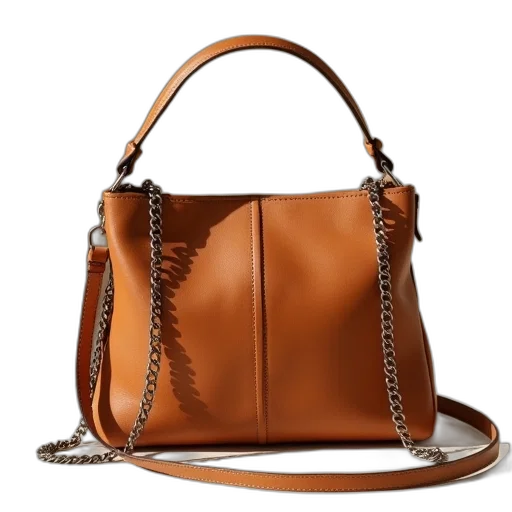 earth tones, tan, leather, purse transparent PNG cut-out