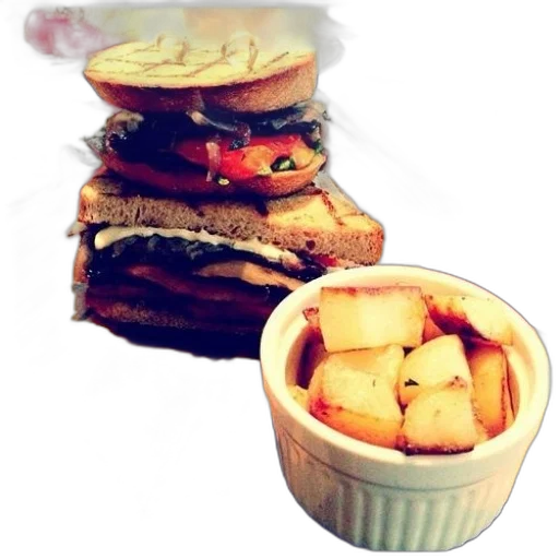 food, photorealistic, sandwich, name transparent PNG cut-out