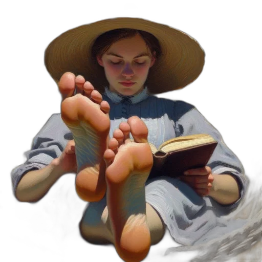 shoes, hat, face, creature transparent PNG cut-out