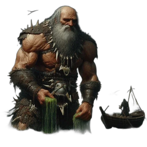 creature, sword, weapon, fantasy art transparent PNG cut-out