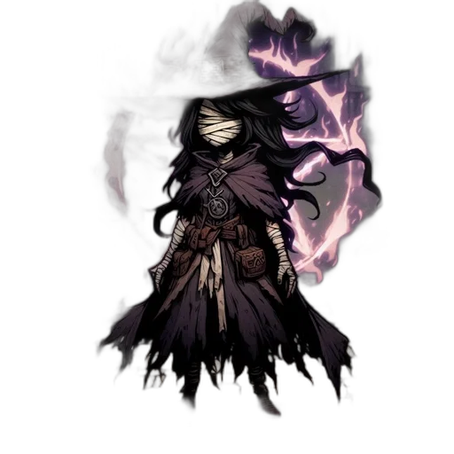 mask, staff, creature, dragon transparent PNG cut-out
