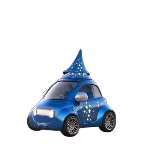 car, hat, dress, robot transparent PNG cut-out