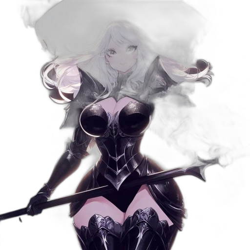 weapon, sword, dress, staff transparent PNG cut-out