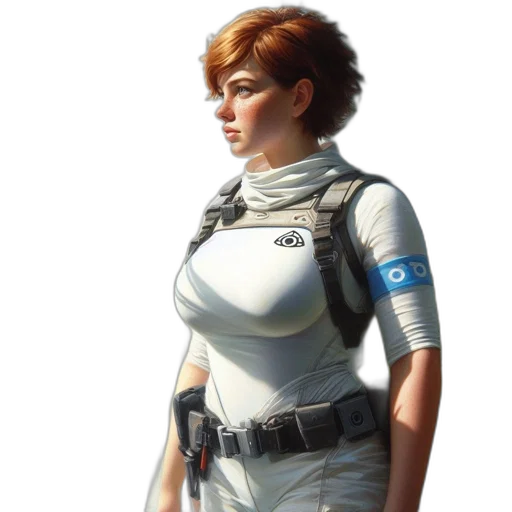 staff, jacket, weapon, face transparent PNG cut-out