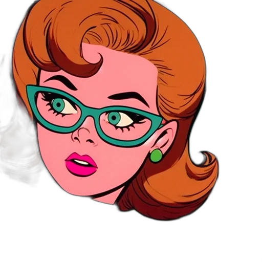 face, jewelry, cartoon, comic book art transparent PNG cut-out