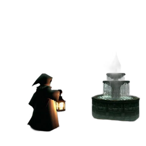 hat, crown, building, staff transparent PNG cut-out