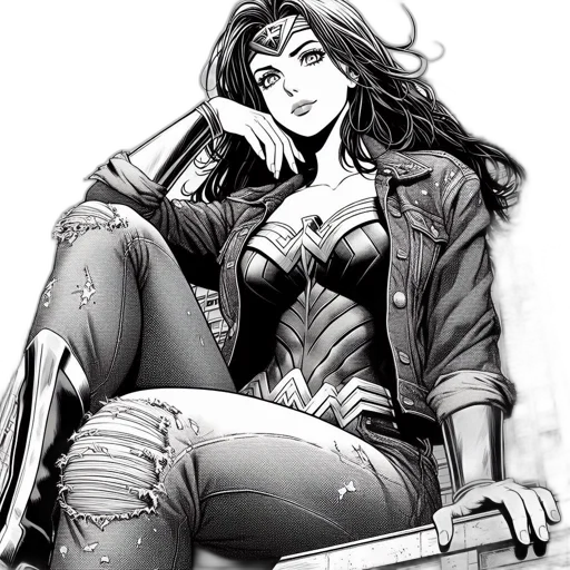 comic book art, cartoon, concept art, pencil sketch transparent PNG cut-out