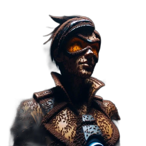 mask, face, staff, dragon transparent PNG cut-out