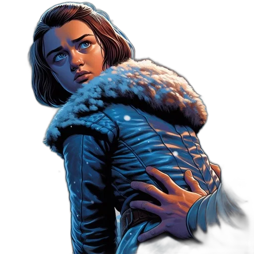 jacket, creature, comic book art, concept art transparent PNG cut-out