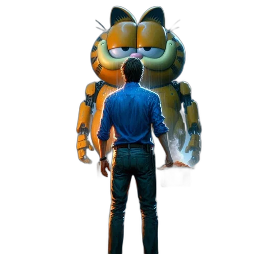 robot, animal, creature, jacket transparent PNG cut-out